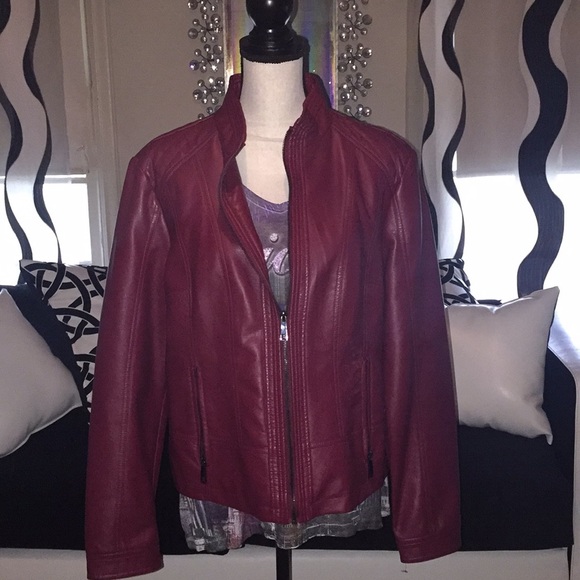 Dress Barn Jackets & Blazers - Leather Jacket by Dress Barn (NWOT)